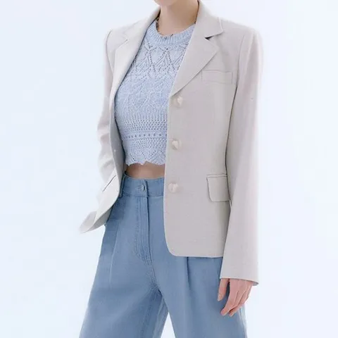 테일러링 린넨혼방 자켓