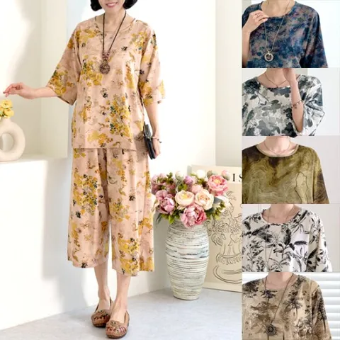 [엄마옷 로즈맘] 진설인견상하세트