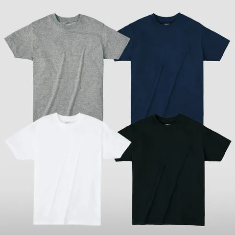 이지바이 소프트코튼 남녀공용 면 30수 반팔 라운드 티셔츠(U6ST28)