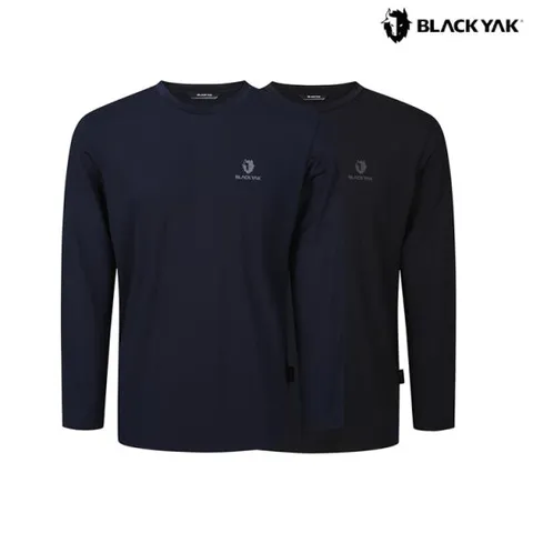 블랙야크 공용 기능성 2장세트 긴팔티셔츠 공용 라운드 더블 긴팔티 1BYRTSU902