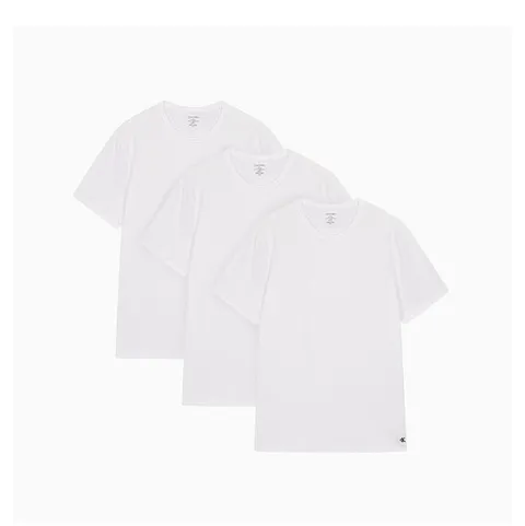 [캘빈클라인 언더웨어]남성 코튼 스트레치 3매세트 반팔 크루넥 NB4185-100