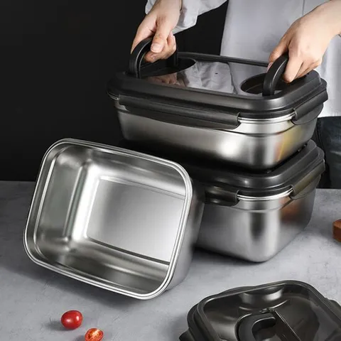 스테인리스 김치통 반찬통 밀폐용기 2800ml