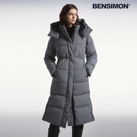 [벤시몽] 여성 하이넥 롱 볼패딩 점퍼 2종 택1