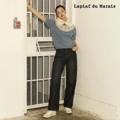 라삐아프 25FW 프론트심 벌룬핏 데님 2종[런칭 가격 79,900원]