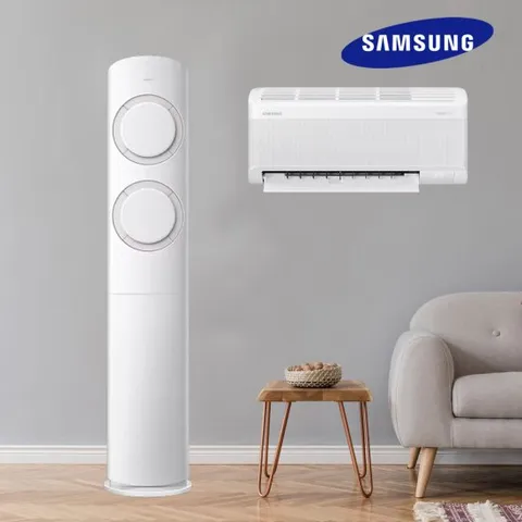삼성 AI 비스포크 Q9000 19+6평 투인원 에어컨 실외기 리모컨포함 AF60F19D11BRS