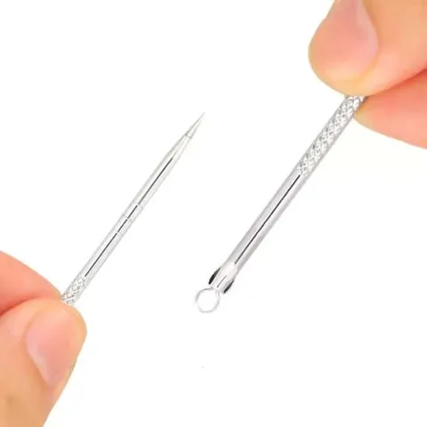 얼굴 여드름 피지 압출 바늘 고급 스텐 재질 4종세트 여드름바늘 여드름압출기 피지압출기 여드름스틱 피지제거 여드름제거 피지집게 여드름짜는도구