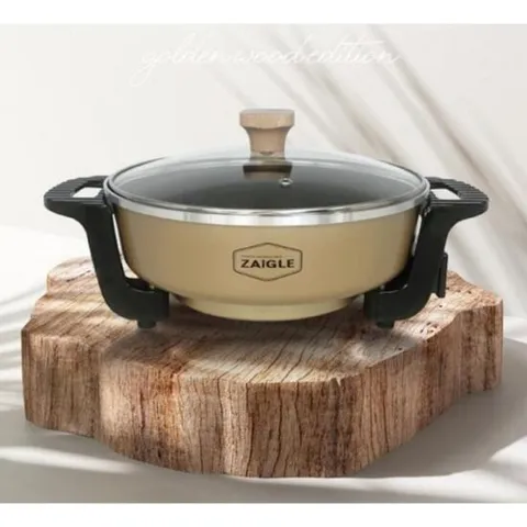 자이글 골든우드에디션 ZEC-A300 파티쿠커 식탁에서 요리하는 라면 전골 샤브샤브 멀티쿠커