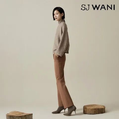 SJ와니 25FW 윈터 폰테 부츠컷 팬츠 1종 (런칭 가격 89,900원)