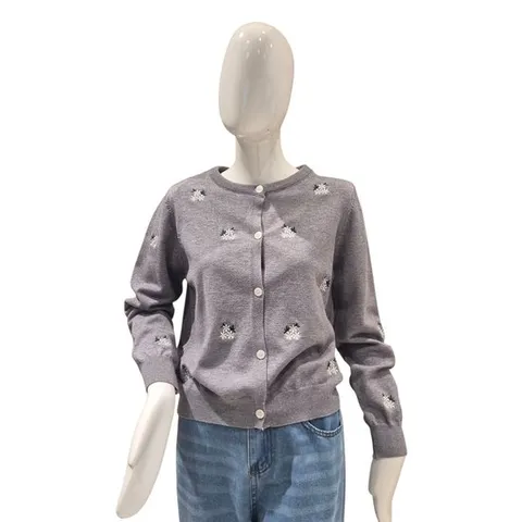 [파파야]플라워 니트 가디건(  PNPRCD002A)