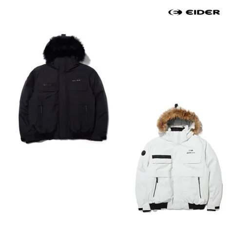 스투키 남녀공용 프리미엄 윈드스토퍼 구스 다운 DUW22553 숏패딩