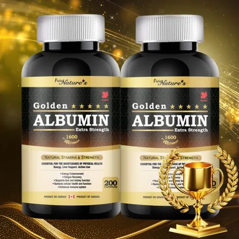 (2병) PNC Nutrition Albumin 알부민골드 고함량 1600mg 로얄제리 녹용 함유 먹는 알부민 200정