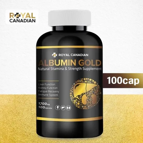 Royal Canadian 로얄캐네디언 알부민골드 고햠량 1700mg 100정 알부민+로얄젤리 밀크시슬 함유