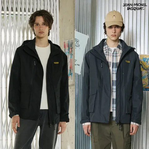 바스키아 남성 더블지퍼 바람막이 재킷 1종