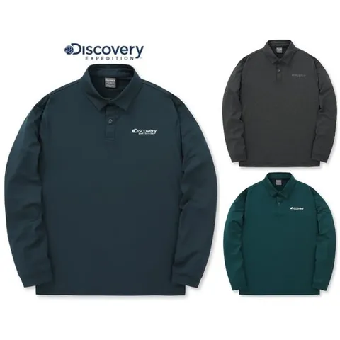 디스커버리 24FW 남성 에어히트 긴팔 카라티셔츠 DMTLG1044