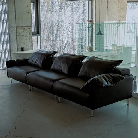 [무케] 프리덴소파_니케 가죽 코너 소파 5인용 (프라다) 5인 소파 신혼가구 고급가죽