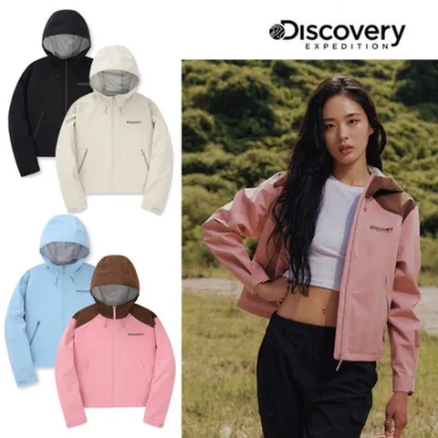 [디스커버리] DWWJ4A044 여성 베르텍스A 심실링 크롭 3L 바람막이 자켓 봄가을 자켓