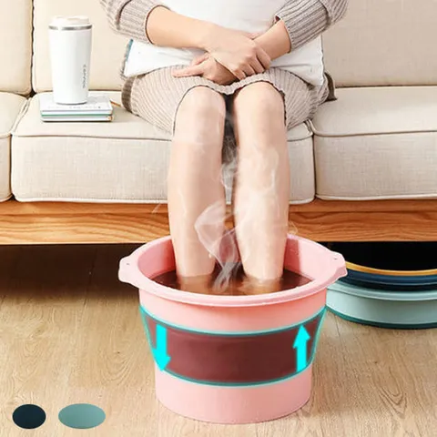 가정 간편식 원형 접이식족욕기 족욕통 발족욕 족욕대야 각탕기