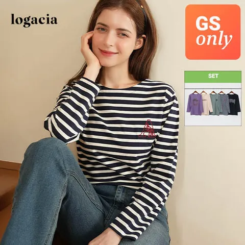 [44~66특가] 로가시아 오가닉 클래식 아트웍 티셔츠 5종[GS단독]