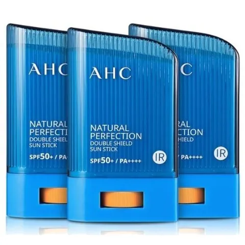 [AHC] 내추럴 퍼펙션 더블 자외선차단 선스틱 22g 3개 PA++++