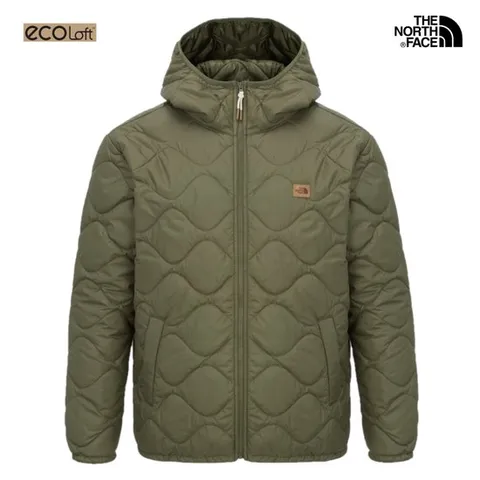 노스페이스 밀로 히트 경량 패딩 퀼팅 자켓 NJ3NR79A_OLV