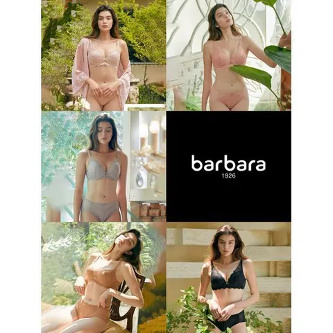 [바바라 언더웨어]바바라 프리미엄 자수 레이스 노와이어 여성속옷세트 10종