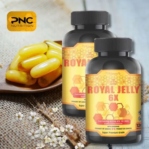 (2병)PNC Nutrition 로얄젤리 10-HAD 6% 로얄제리 알부민 아미노산 단백질 120캡슐