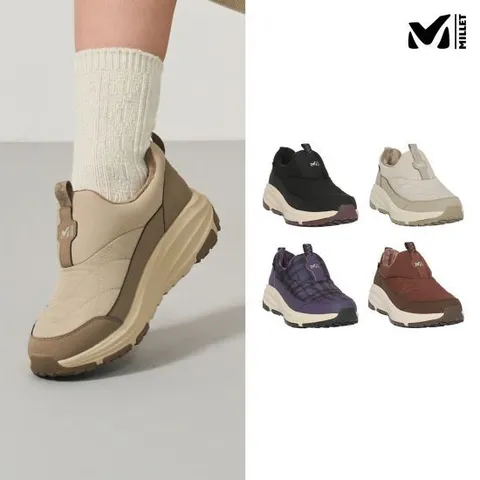 밀레 여성 25FW 최신상 겨울 패딩슈즈 방한화