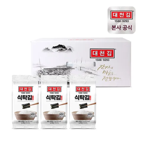 [대천김] 미니 식탁김 11g 30봉