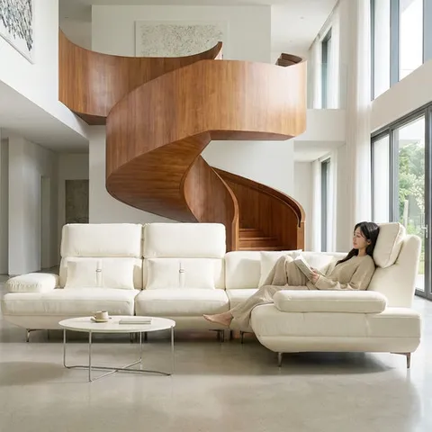 세인트블랑 아모스 자동 스윙 갤럭시 이지클린 패브릭 모듈형 5인 소파 sk