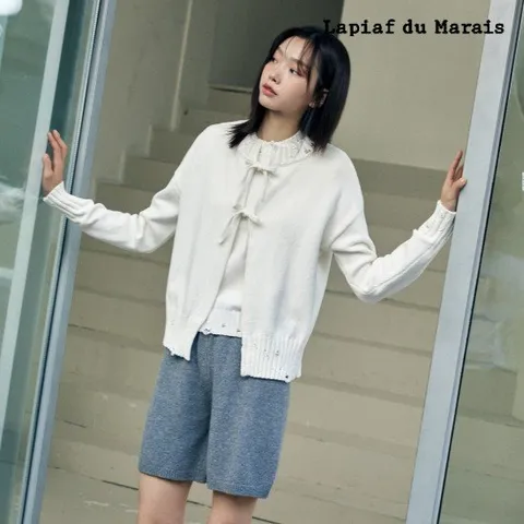 라삐아프 26SS 리본가디건+베스트 2종 [런칭 가격 79,900원]