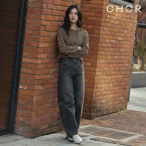 코어 어센틱 26SS 틴업 벌룬핏 데님 [런칭 가격 69,900원]