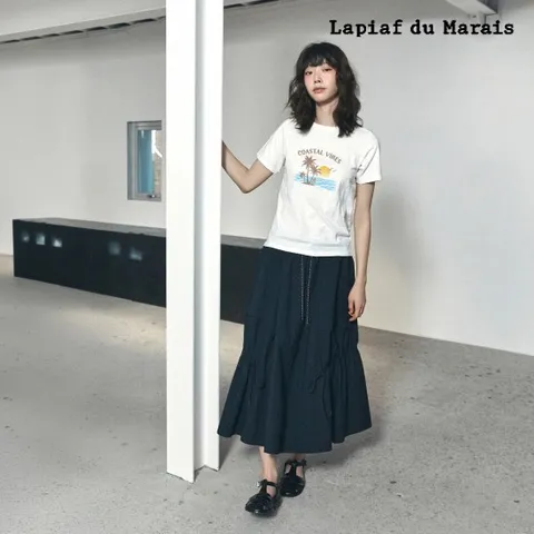라삐아프 26SS 레이어드 루프 카고스커트 1종