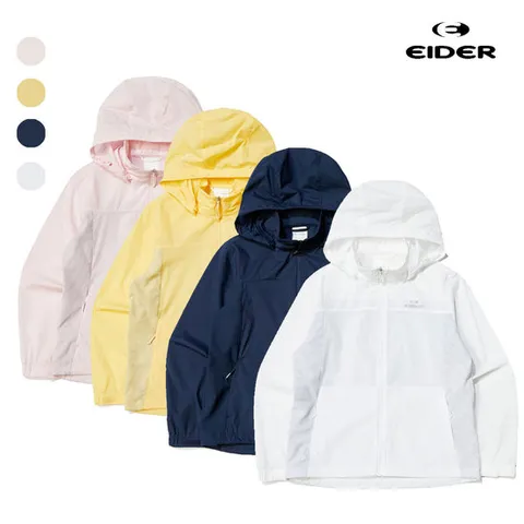 아이더 [택가 189,000원] 여성 에센셜 플레르 하이브리드 자켓 경량 바람막이 여자자켓 DWM24101