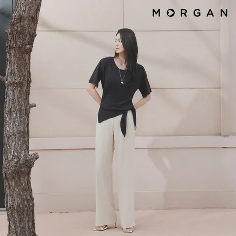 모르간 26SS 에센셜 밴딩팬츠