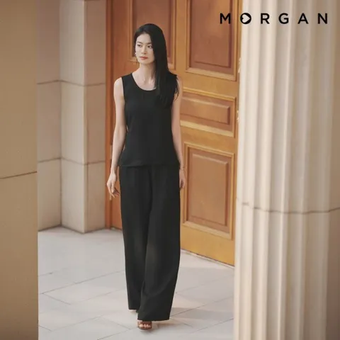 모르간 26SS 아세테이트 100% 밴딩 팬츠[런칭 가격 79,900원]