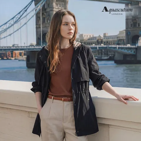 아쿠아스큐텀 26SS 여성 헤리티지 윈콜 점퍼