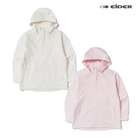 아이더 [택가 225,000원] 여성 간절기 중기장 2 레이어 방풍 자켓 바람막이 EDECL DWP23183
