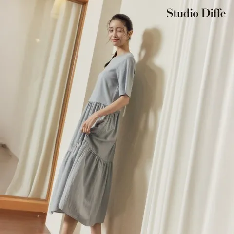 스튜디오디페 26SS 코튼 스웻 캉캉 원피스 1종