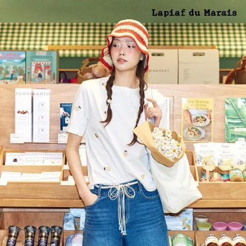 [라삐아프X보마켓] 26SUMMER 프린지 데님쇼츠 1종+마린코드 벨트 1종(Limited)