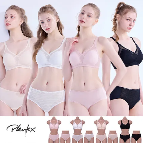 26SS 신상 플레이텍스 크로스유어하트 썸머 브라팬티4세트+세컨팬티4종