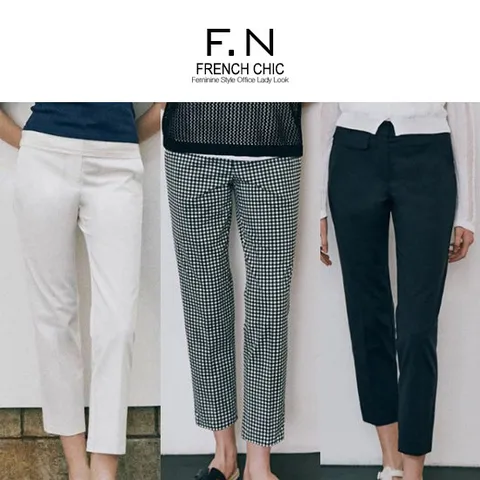 [에프엔] F.N 썸머 코튼 크롭 팬츠 G252