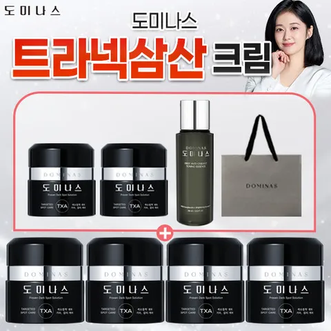 트라넥삼산 크림 [도미나스] 크림 6세대 기미크림 6통+에센스 1병
