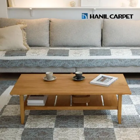 [한일카페트] 그레이스 패치 순면 워싱 쇼파패드 4인용