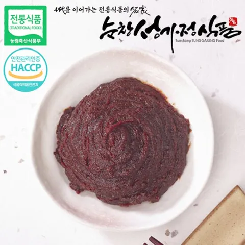 [담가, 순창성가정식품] 전통식품인증 찹쌀고추장 1kg
