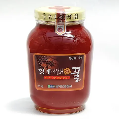 [설악산허니팜] 헛개야생화꿀 2.4kg  꽃꿀100%