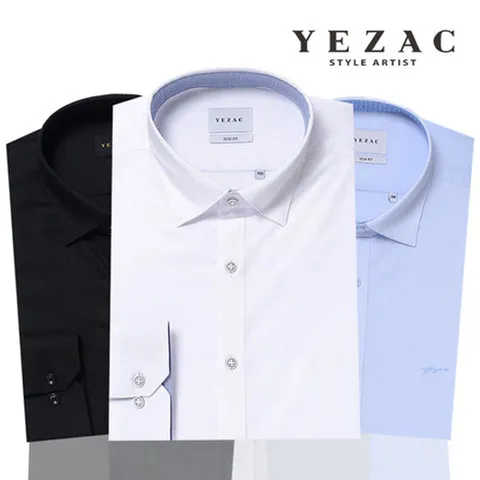 [예작셔츠](양말증정)25년 신상 스판 이지케어 남성 긴팔 와이셔츠33종택1