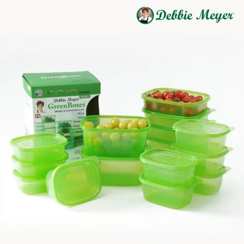 데비마이어 그린박스 밀프랩 반찬통 김치통 냉장고정리 4세트 16p