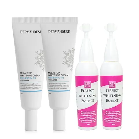 미백기능성 2종(에센스2개+크림2개)/잡티,피부톤개선