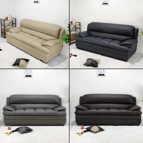 포근이 3인용 에어레더 가죽소파