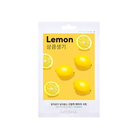 [미샤] 에어리 밀착 시트마스크 (레몬)